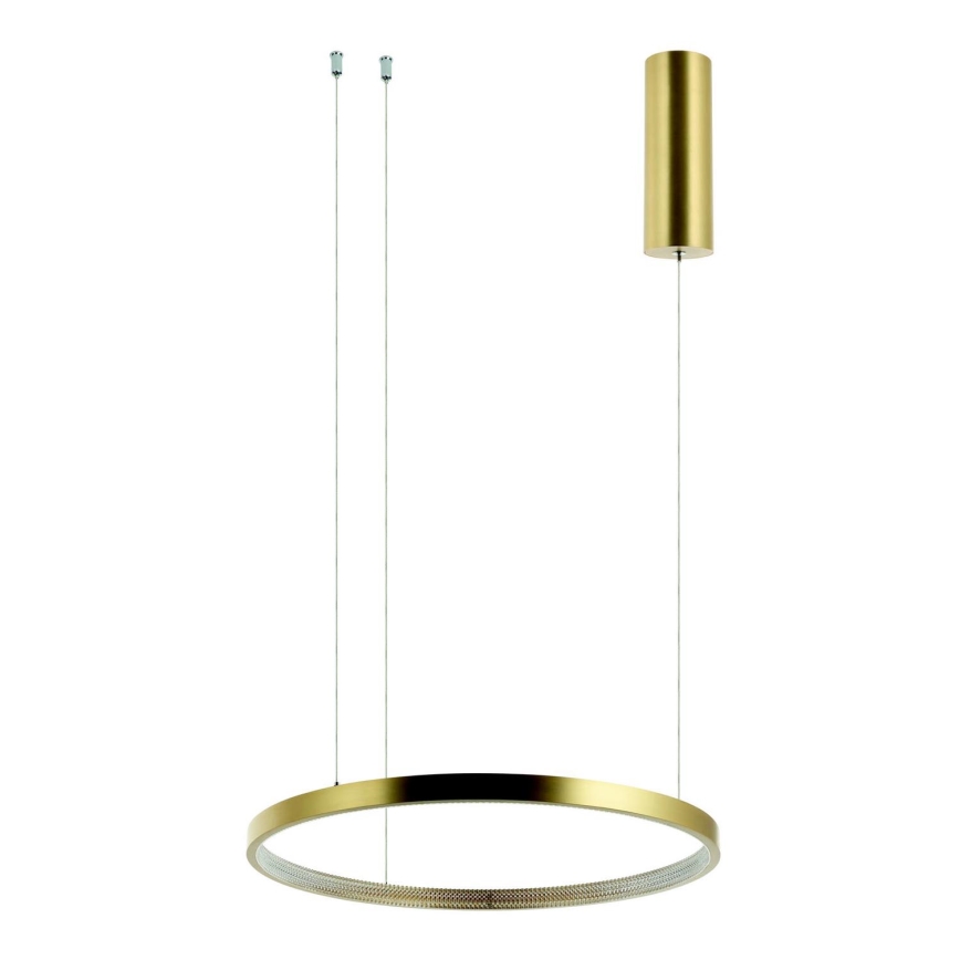 Zambelis 2006 - LED ljusreglerad ljuskrona på textilsladd LED/36W/230V guld
