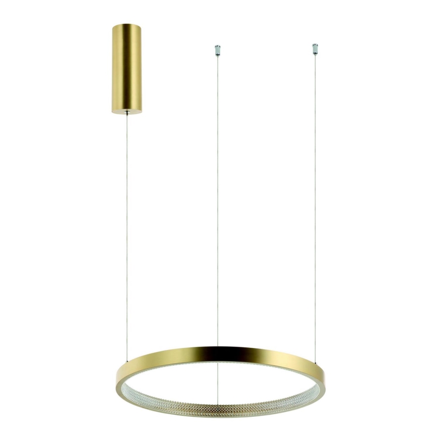 Zambelis 2007 - LED ljusreglerad ljuskrona på textilsladd LED/50W/230V guld
