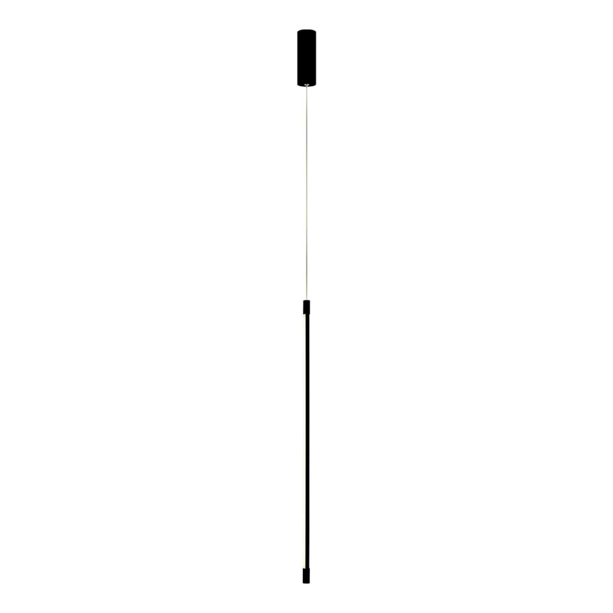 Zambelis 20121 - LED ljuskrona med textilsladd LED/12W/230V svart