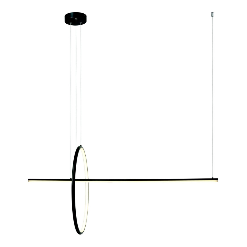 Zambelis 20128 - LED ljusreglerad ljuskrona på textilsladd LED/48W/230V