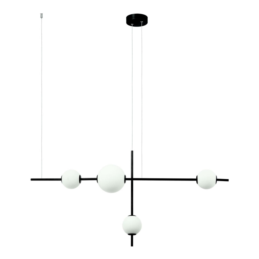 Zambelis 20131 - LED ljusreglerad ljuskrona på textilsladd LED/18W/230V