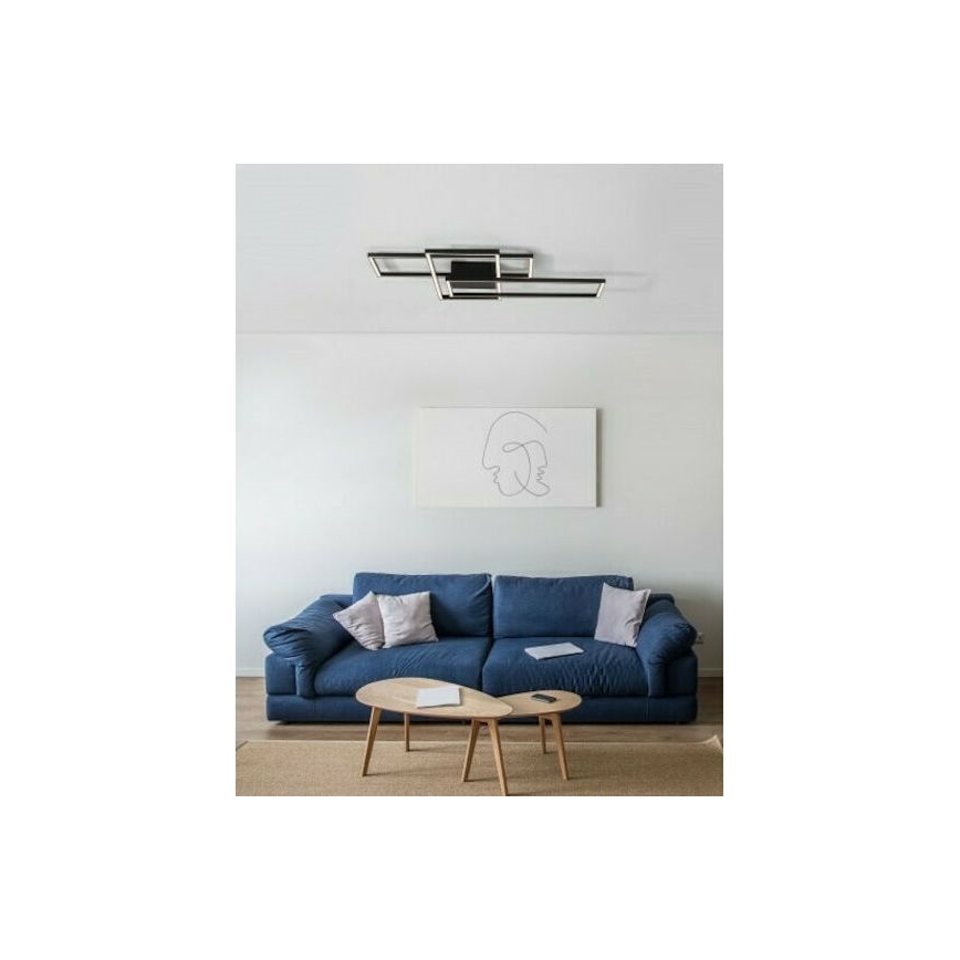 Zambelis 2020 - Dimbar LED ytmonterad ljuskrona LED/55W/230V svart