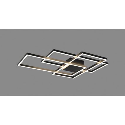 Zambelis 2020 - Dimbar LED ytmonterad ljuskrona LED/55W/230V svart