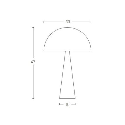 Zambelis 20211 - Bordslampa 1xE27/25W/230V guld