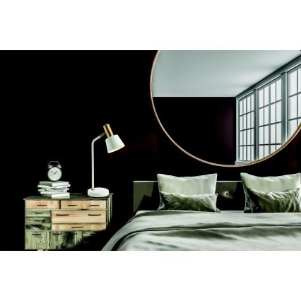 Zambelis 20221 - Bordslampa 1xE14/25W/230V vit
