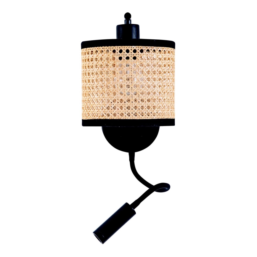 Zambelis 20355 - LED vägglampa 1xE27/40W + LED/3W/230V rotting