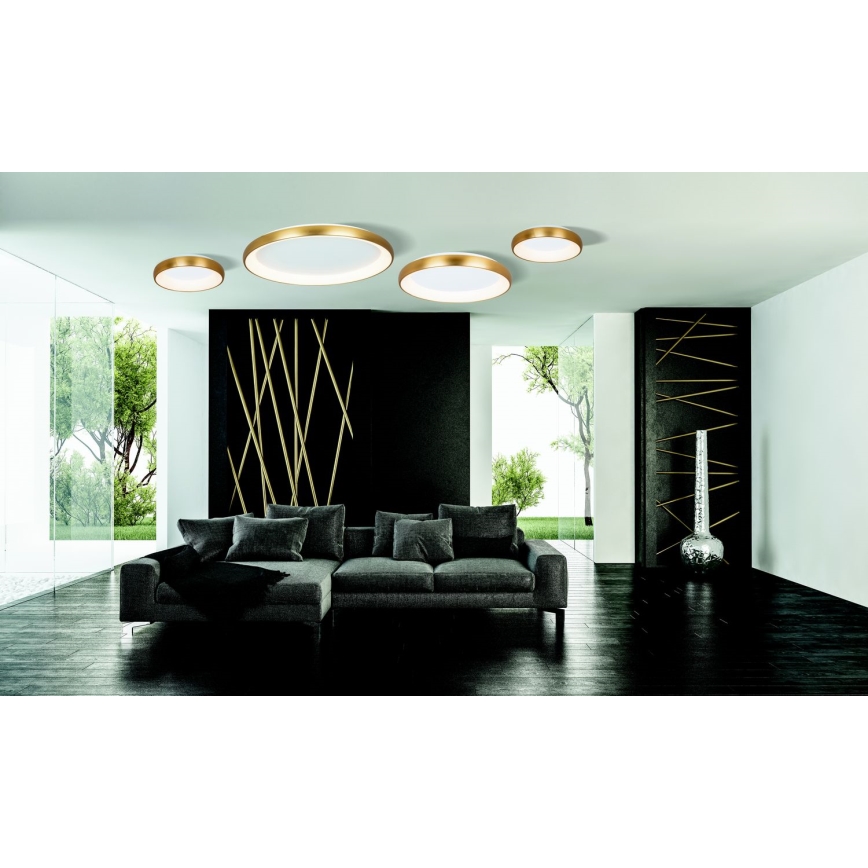 Zambelis 2042 - LED Dimbar taklampa LED/30W/230V diameter 40 cm guld
