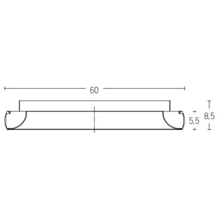 Zambelis 2050 - LED Dimbar taklampa LED/50W/230V diameter 60 cm guld