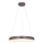Zambelis 2055 - LED ljusreglerad ljuskrona på textilsladd LED/50W/230V diameter 60 cm brun