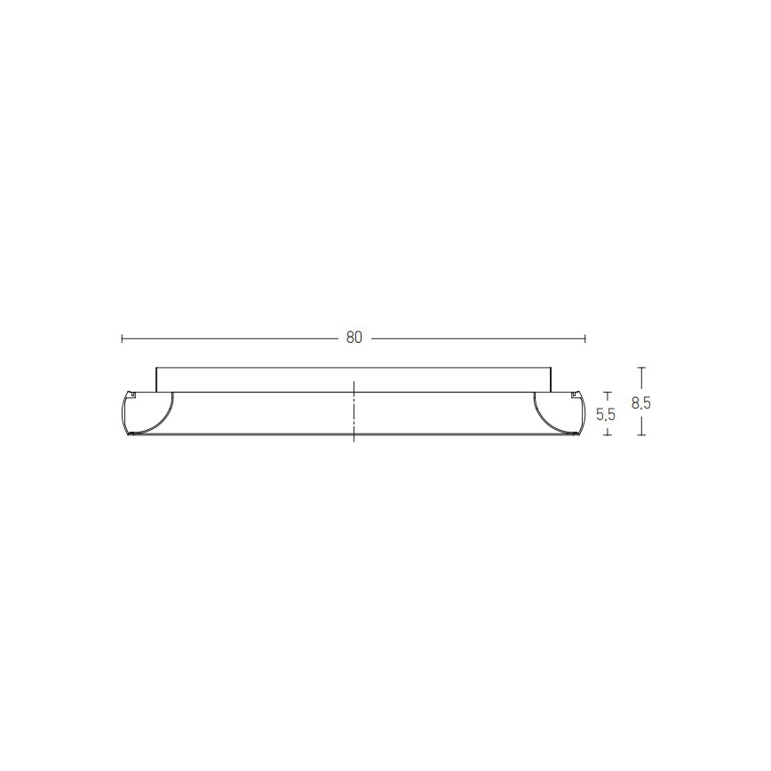 Zambelis 2056 - LED Dimbar taklampa LED/60W/230V diameter 80 cm svart