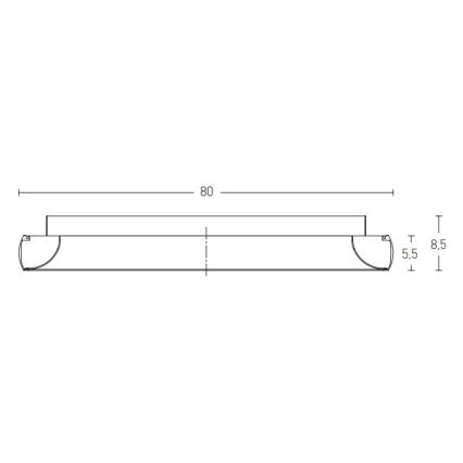 Zambelis 2059 - LED Dimbar taklampa LED/60W/230V diameter 80 cm brun