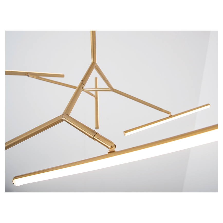 Zambelis 2071 - LED Dimbar pendellampa LED/49W/230V guld