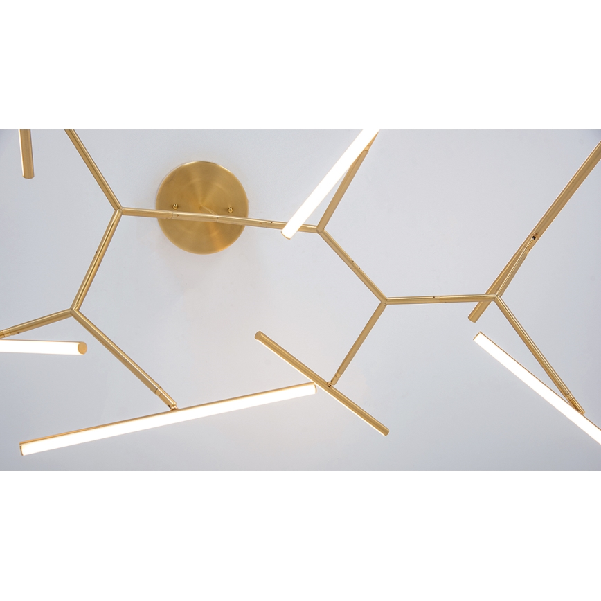 Zambelis 2073 - LED Dimbar pendellampa LED/68W/230V guld