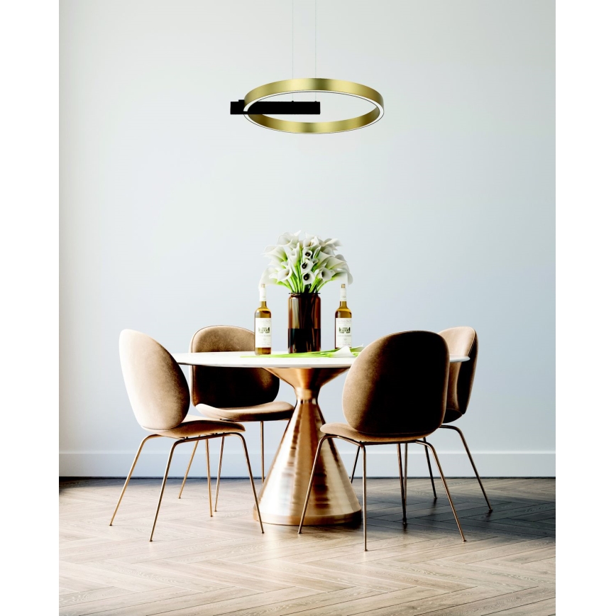 Zambelis 22011 - LED ljusreglerad ljuskrona på textilsladd LED/41W/230V