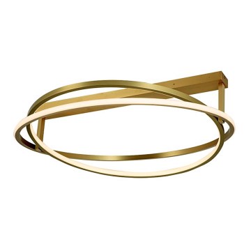 Zambelis 22018 - Dimbar LED ytmonterad ljuskrona LED/56W/230V diameter 60 cm guld