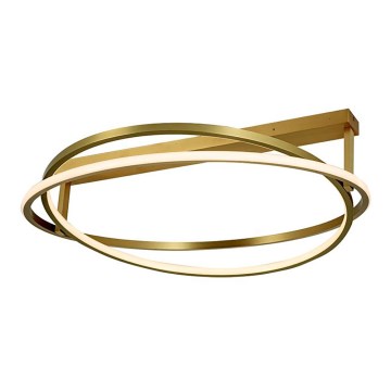 Zambelis 22019 - Dimbar LED ytmonterad ljuskrona LED/80W/230V diameter 79 cm guld
