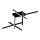 Zambelis 22027 - Dimbar LED ytmonterad ljuskrona LED/46W/230V svart