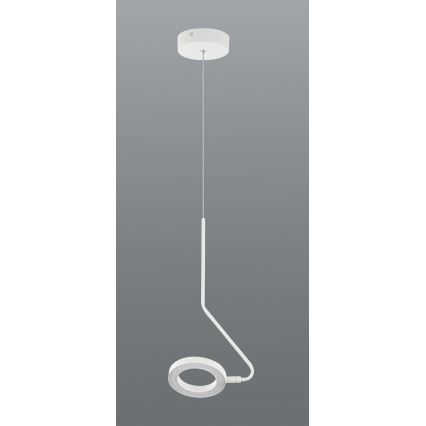 Zambelis 22044 - LED ljusreglerad ljuskrona på textilsladd LED/7W/230V CRI90 vit