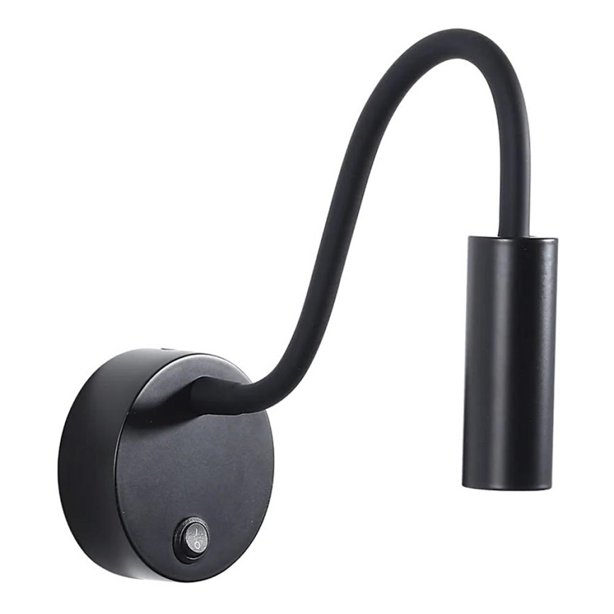Zambelis 22049 - LED vägglampa LED/3W/230V CRI90 svart