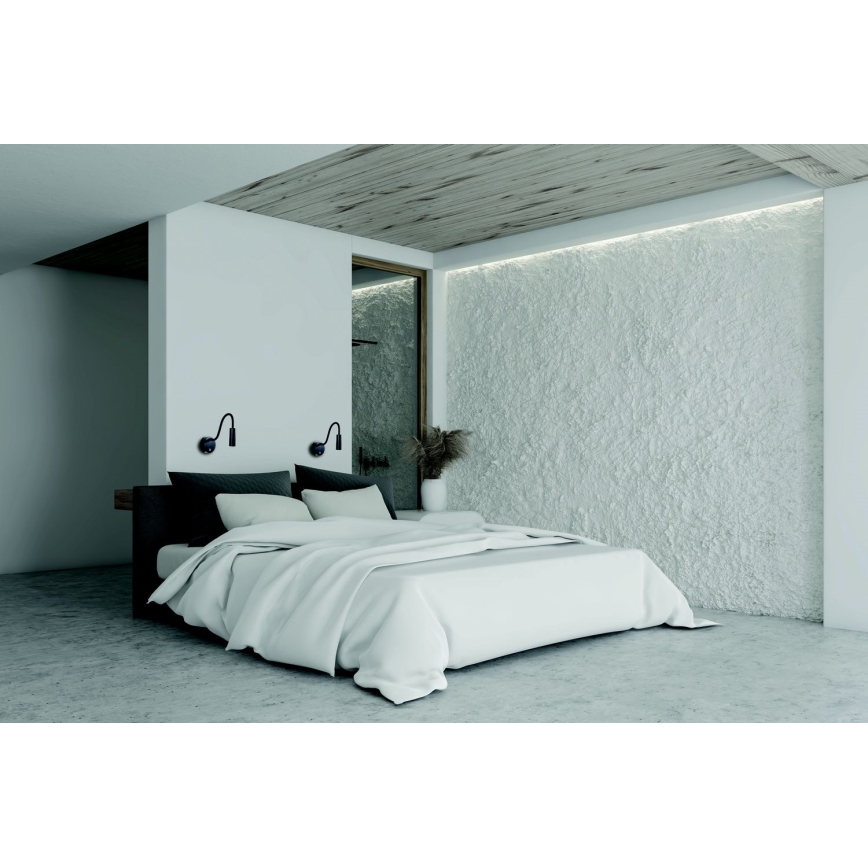 Zambelis 22049 - LED vägglampa LED/3W/230V CRI90 svart