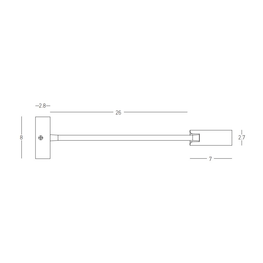 Zambelis 22050 - LED vägglampa LED/3W/230V CRI90 vit