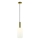 Zambelis 22070 - Ljuskrona med textilsladd 1xE27/40W/230V diameter 15 cm guld