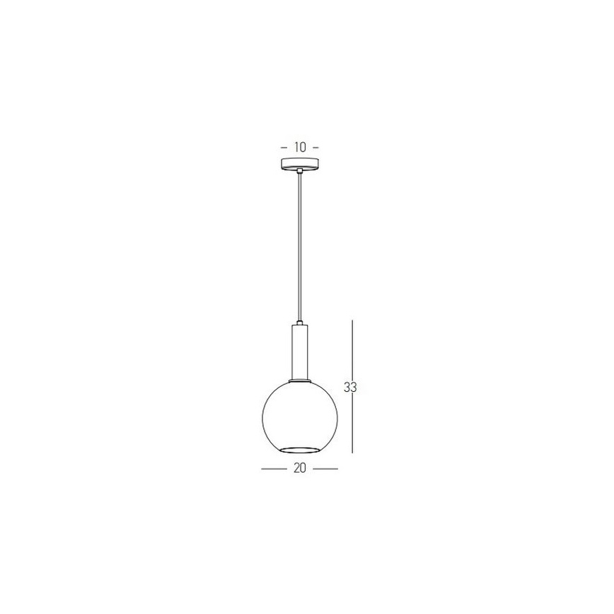 Zambelis 22071 - Ljuskrona med textilsladd 1xE27/40W/230V diameter 20 cm guld