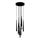 Zambelis 22113 - LED dimbar taklampa med 9xLED/3W/230V CRI90 svart