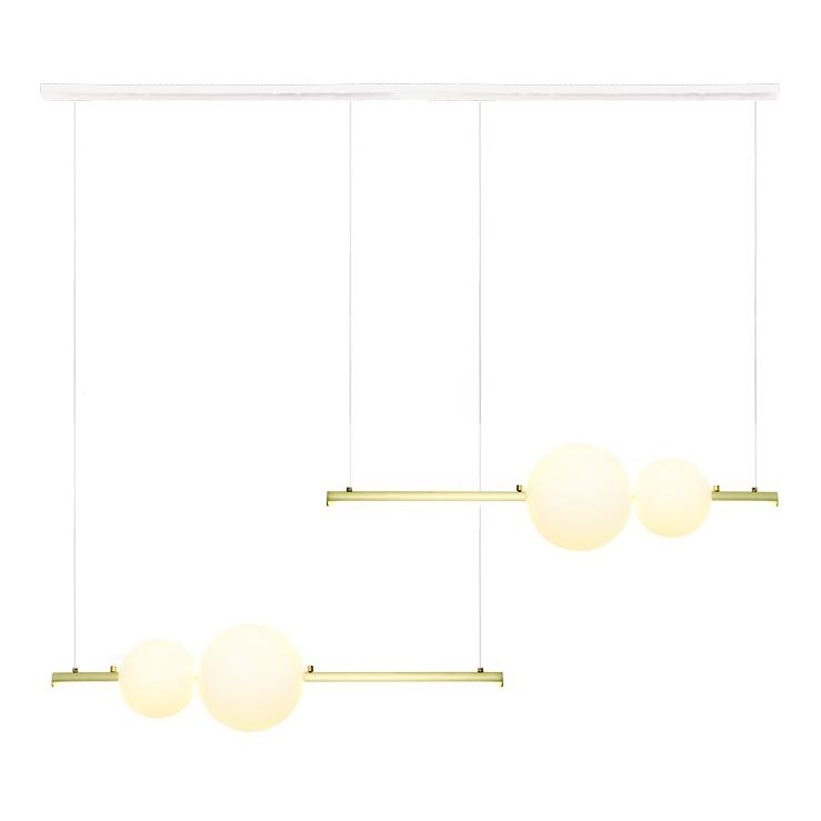 Zambelis 22235 - LED ljusreglerad ljuskrona på textilsladd LED/22W/230V guld