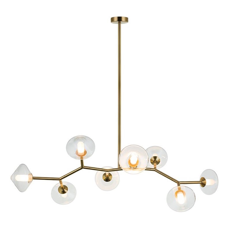 Zambelis 23023 - Pendelkrona 8xG9/5W/230V guld