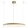 Zambelis 23032 - LED ljusreglerad ljuskrona på textilsladd LED/28W/230V 3000K diameter 60 cm guld