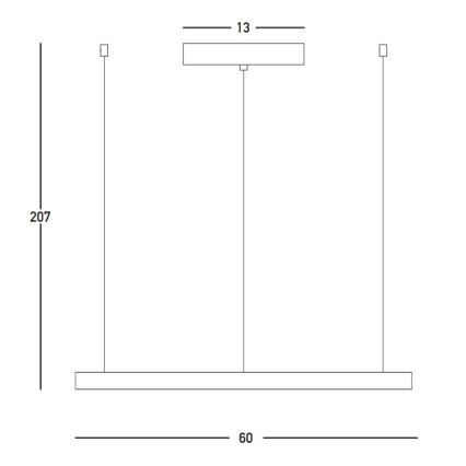 Zambelis 23032 - LED ljusreglerad ljuskrona på textilsladd LED/28W/230V 3000K diameter 60 cm guld