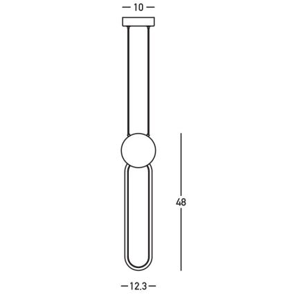 Zambelis 23101 - LED ljusreglerad ljuskrona på textilsladd LED/13W/230V 3000K svart