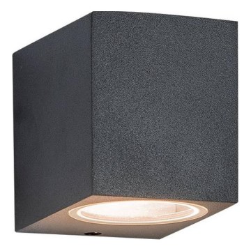 Zambelis E123 - Vägglampa för utomhusbruk 1xGU10/15W/230V IP54 antracit