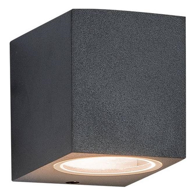 Zambelis E123 - Vägglampa för utomhusbruk 1xGU10/15W/230V IP54 antracit