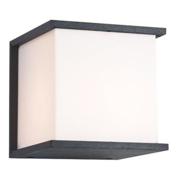 Zambelis E127 - Vägglampa för utomhusbruk 1xE27/18W/230V IP54 antracit
