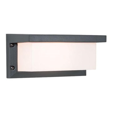 Zambelis E128 - Vägglampa för utomhusbruk 1xE27/18W/230V IP54 antracit