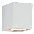 Zambelis E150 - Vägglampa för utomhusbruk 1xGU10/15W/230V IP54 vit