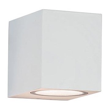Zambelis E150 - Vägglampa för utomhusbruk 1xGU10/15W/230V IP54 vit