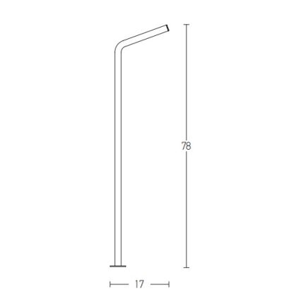 Zambelis E206 - LED-lampa för utomhusbruk LED/10W/230V IP54 antracit