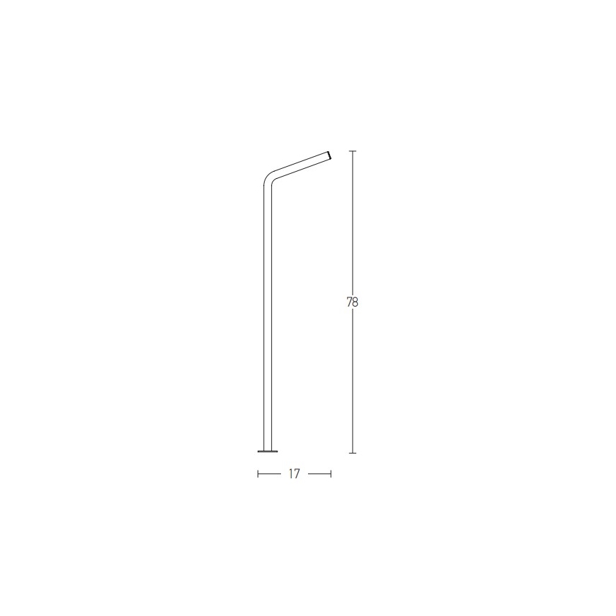 Zambelis E206 - LED-lampa för utomhusbruk LED/10W/230V IP54 antracit