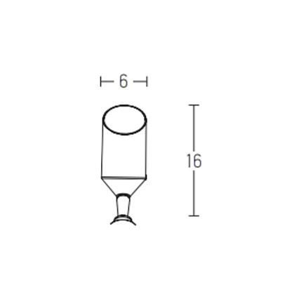 Zambelis E217 - Utomhuslampa 1xGU10/5W/230V IP65 svart