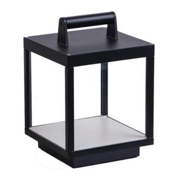 Zambelis E218 - LED ljusreglerad utomhuslampa LED/5W/5V IP54 svart