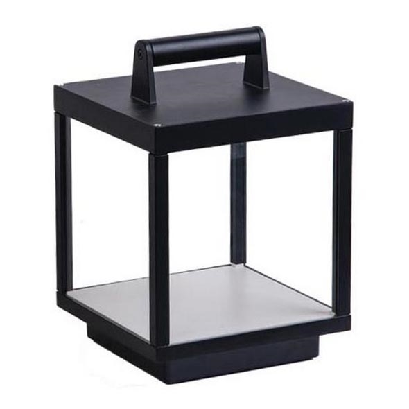 Zambelis E218 - LED ljusreglerad utomhuslampa LED/5W/5V IP54 svart