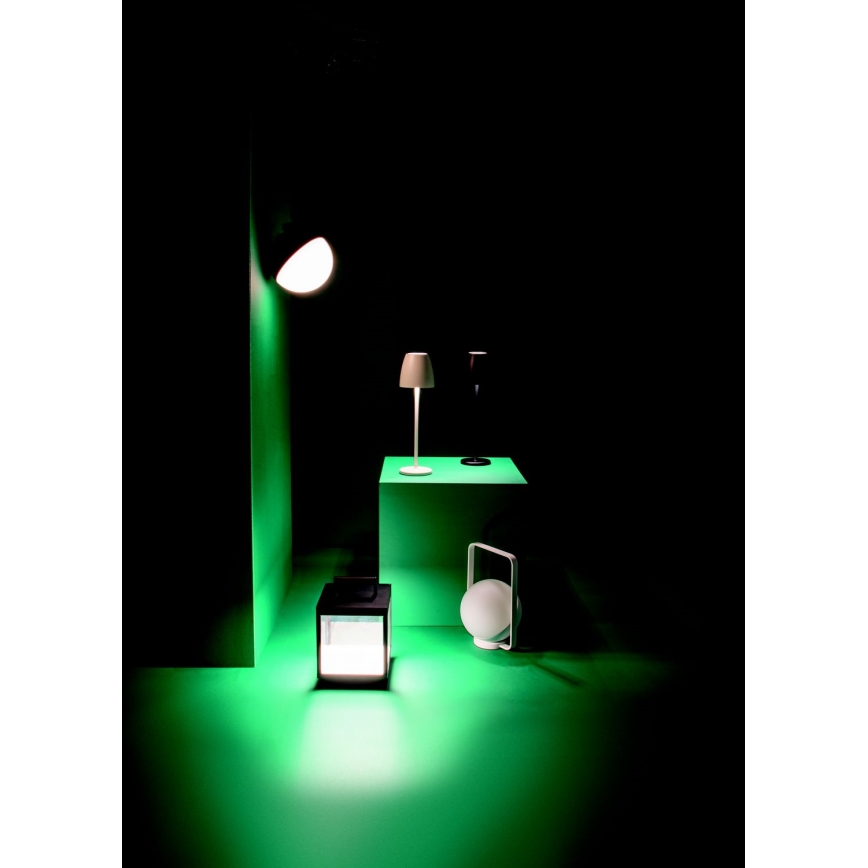 Zambelis E233 - LED ljusreglerad utomhuslampa LED/1,5W/5V IP44 svart
