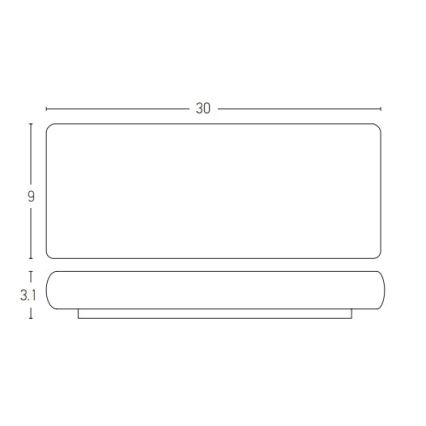 Zambelis E240 - LED vägglampa för utomhusbruk 2xLED/10W/230V IP65 antracit
