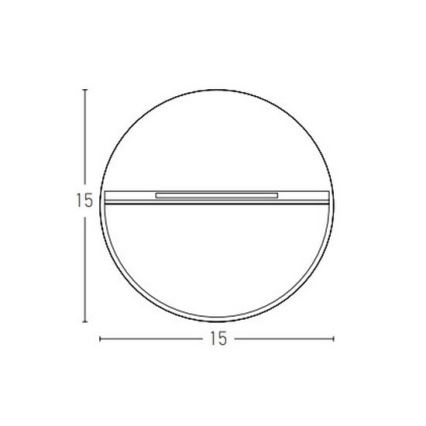 Zambelis E242-G - LED trappbelysning för utomhusbruk LED/6W/230V IP65 antracit
