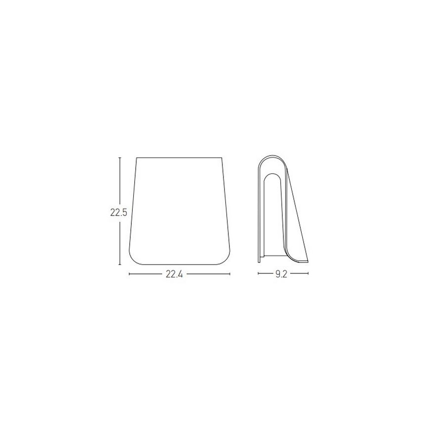 Zambelis E245 - LED vägglampa för utomhusbruk LED/6W/230V IP54 antracit