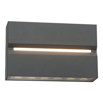 Zambelis E272 - LED vägglampa för utomhusbruk LED/15W/230V IP54 antracit