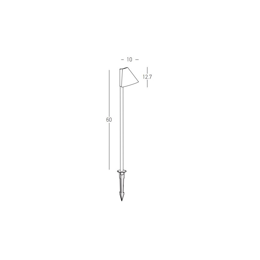 Zambelis E281 - Utomhuslampa 1xGU10/20W/230V IP65 antracit